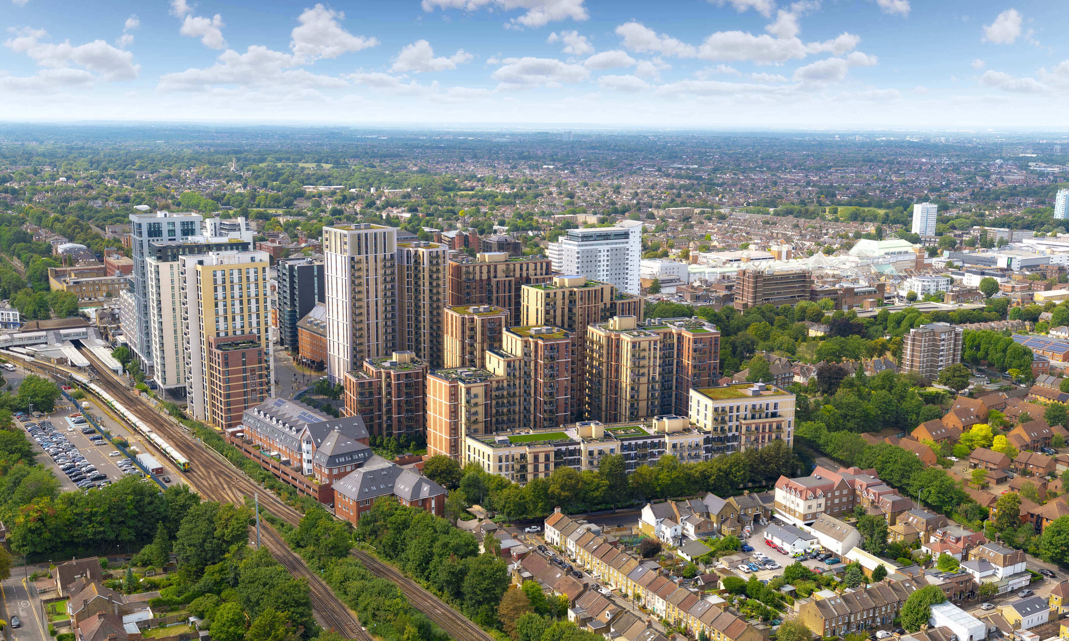 Sutton Garden Square, London – luxury apartments